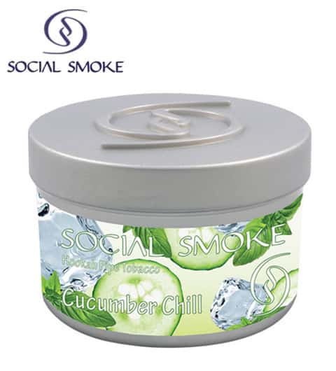 social smoke shisha tabak cucumber chill 250g